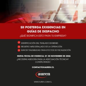SII posterga exigencias en guías de despacho