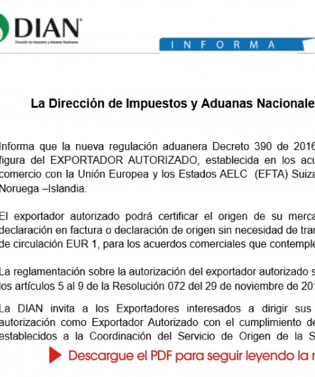 Decreto 390 – 2016