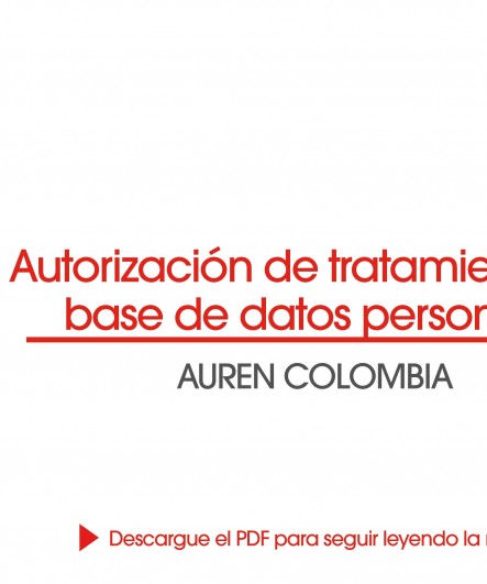 Autorización Datos Personales