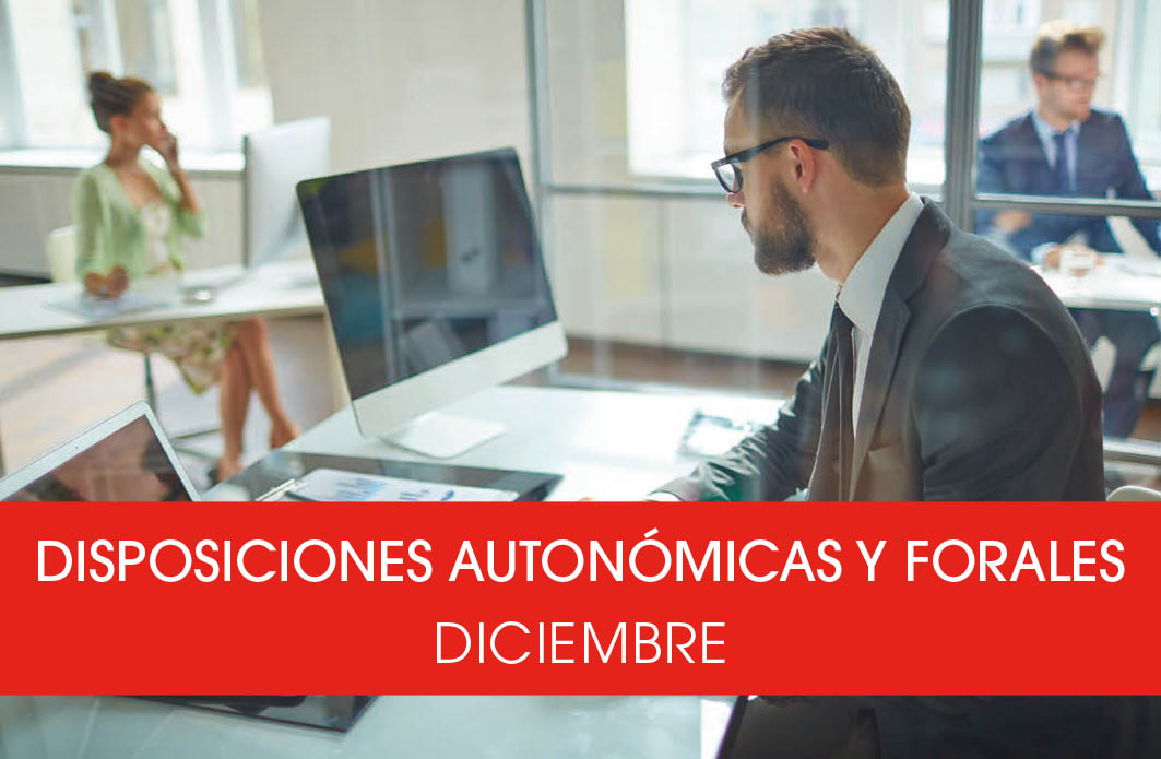 Disposiciones autonómicas y forales diciembre 2023