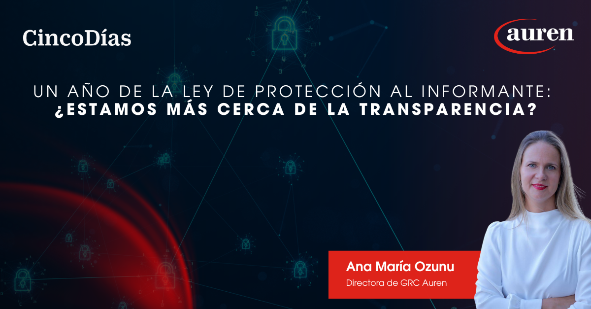 Un año de la Ley de Protección al Informante: ¿estamos más cerca de la transparencia? Un año de la Ley de Protección al Informante: ¿estamos más cerca de la transparencia?