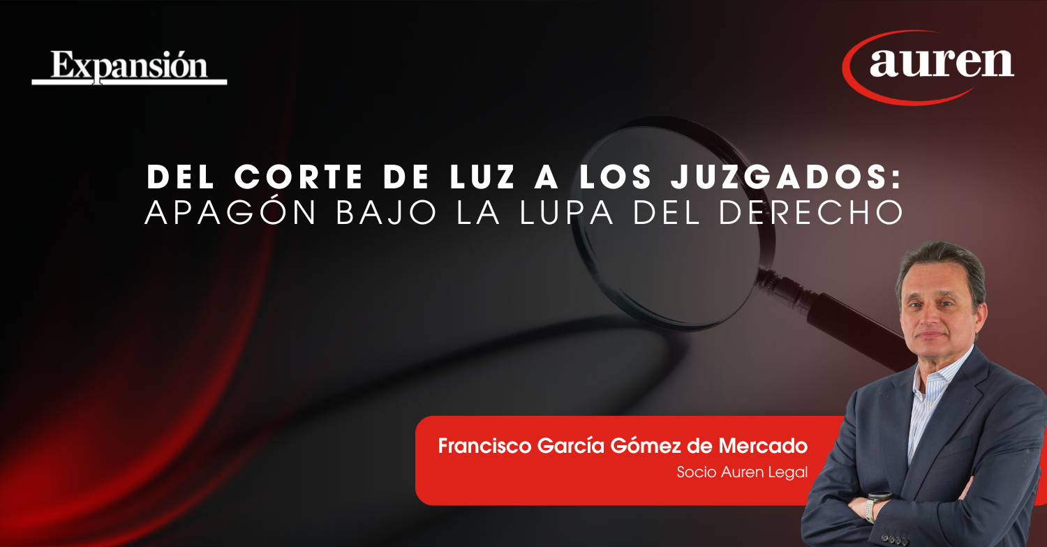 Del corte de luz a los juzgados: apagón bajo la lupa del Derecho