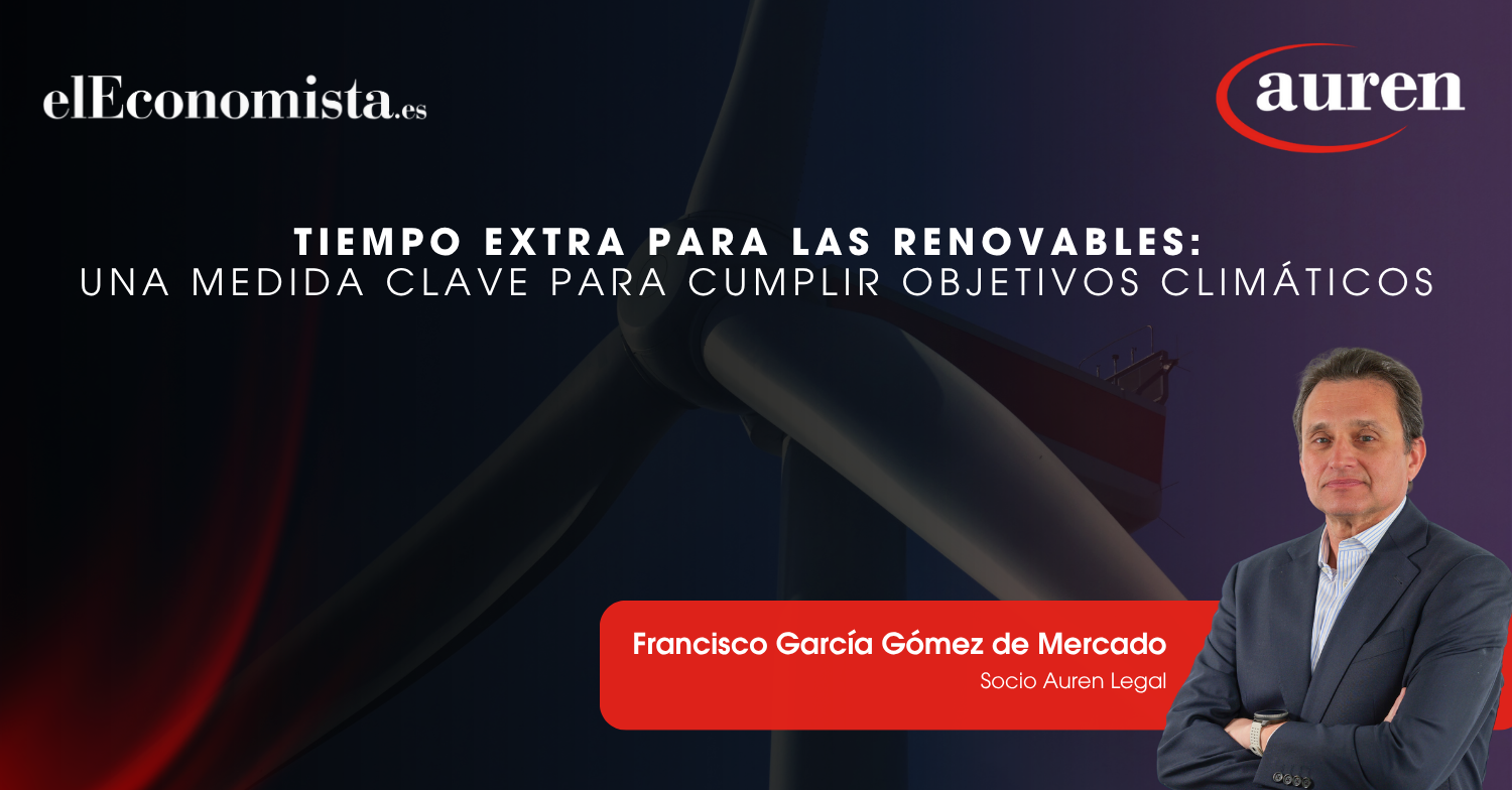 Tiempo extra para las renovables: una medida clave para cumplir objetivos climáticos Tiempo extra para las renovables: una medida clave para cumplir objetivos climáticos