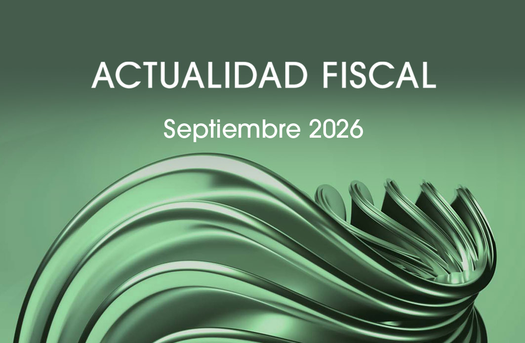 Actualidad Fiscal Septiembre 2026