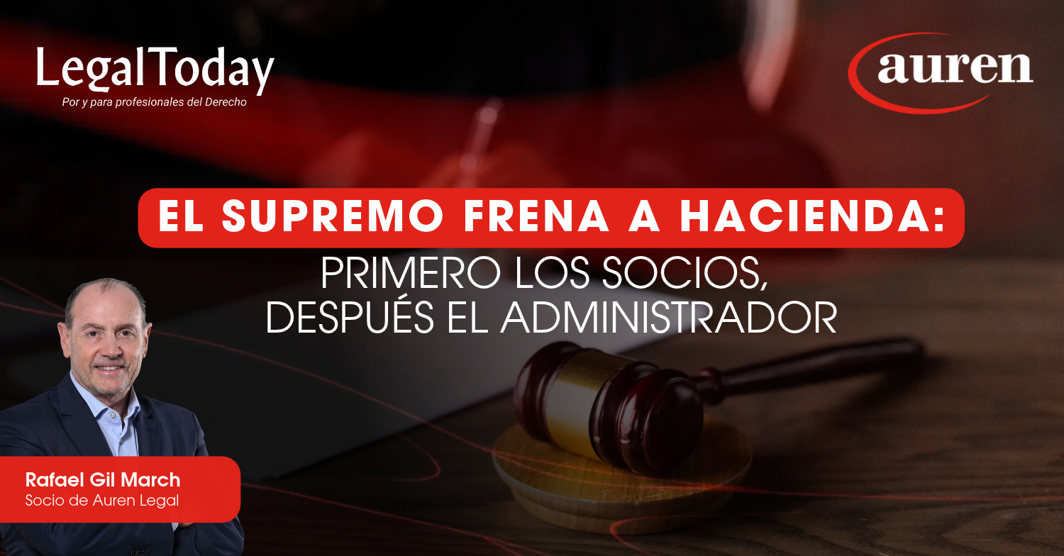 El Supremo frena a Hacienda: primero los socios, después el administrador