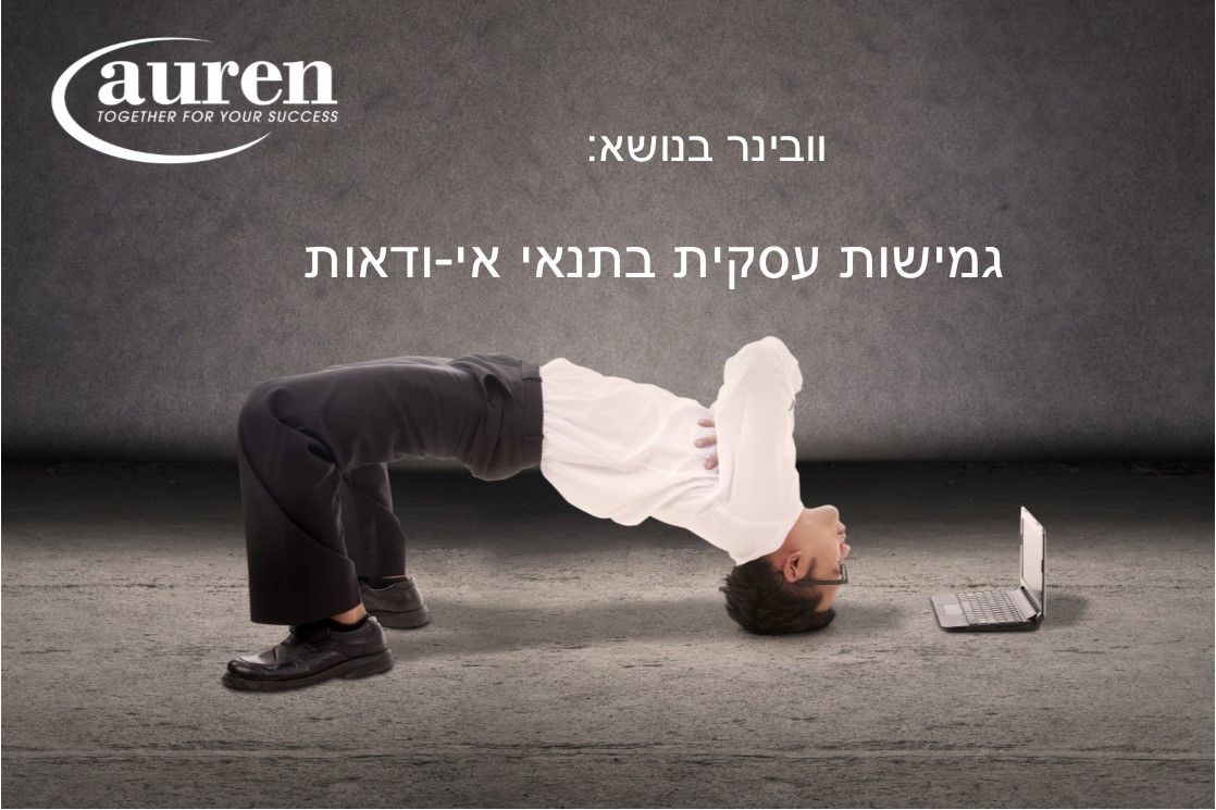 Webinar: Business flexibility under uncertain conditions (in Hebrew)