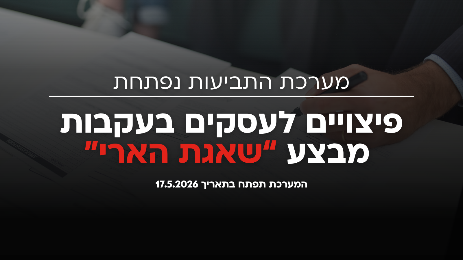 פיצויים לעסקים במבצע "שאגת הארי"