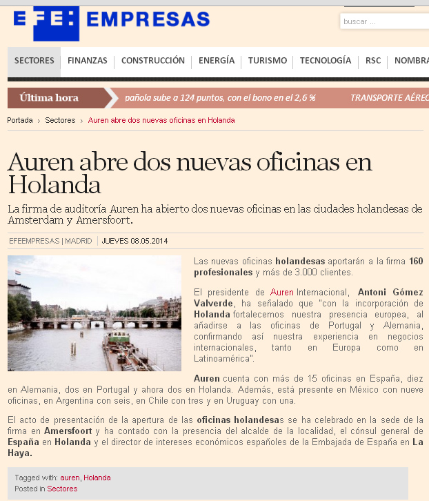 Auren opens 2 new offices in the Netherlands