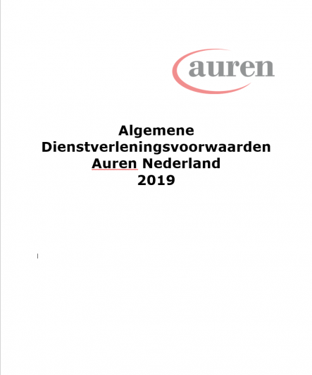 Algemene voorwaarden Auren Nederland