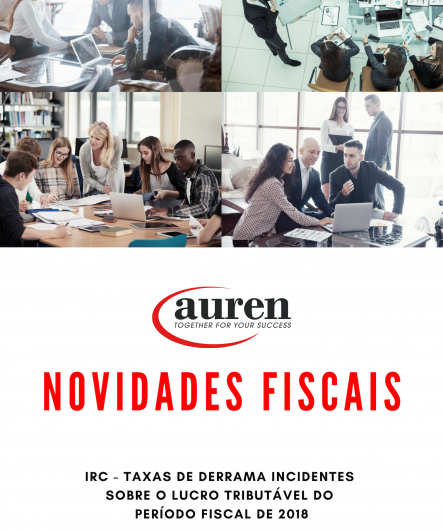 IRC – TAXAS DE DERRAMA MUNICIPAL 2018