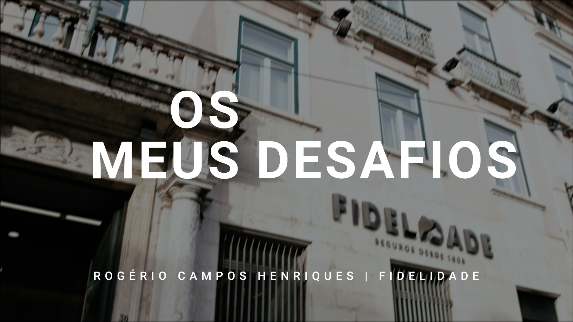 Teaser: Os Meus Desafios | Fidelidade