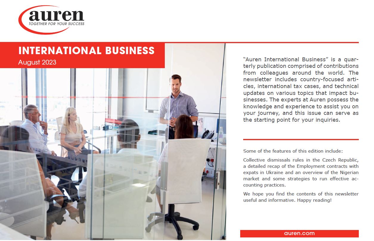 International Business August 2023